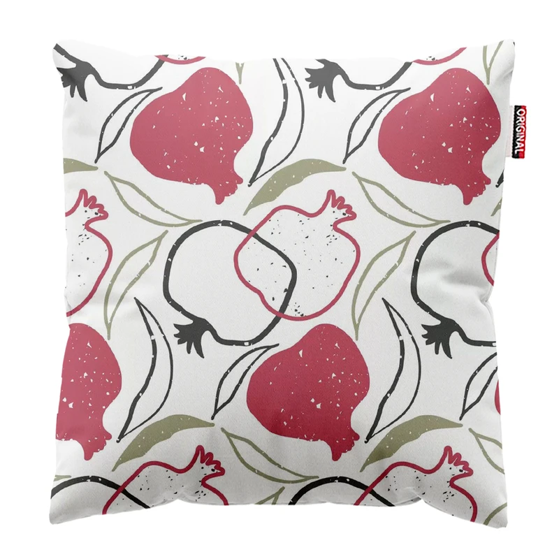  کوسن پاد آفرین طرح انار یلدا کد 4007 سایز 30*30 سانتی متر