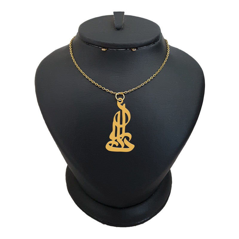 گردنبند طلا 18 عیار دخترانه لیردا مدل دلارا کد akm 142