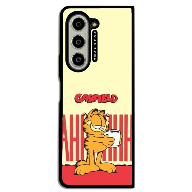 کاور آکام مدل AMC-WSGZFOLD5-GARFIELD12 مناسب برای گوشی موبایل سامسونگ Galaxy Z Fold 5