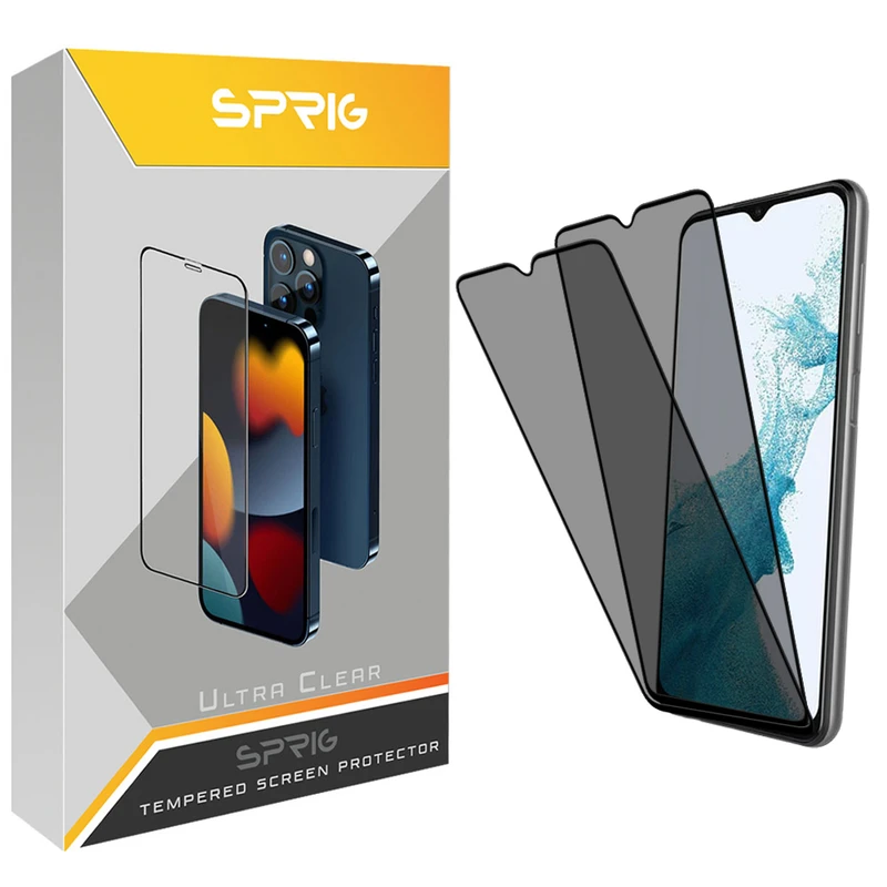 محافظ صفحه نمایش حریم شخصی اسپریگ مدل PRYSP مناسب برای گوشی موبایل شیائومی Redmi 11 Prime 5G / Redmi A1 / Redmi 10A بسته دو عددی