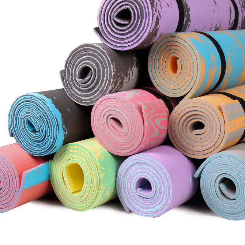 زیر انداز یوگا مدل آبرنگی ضخامت 8 میلی متر