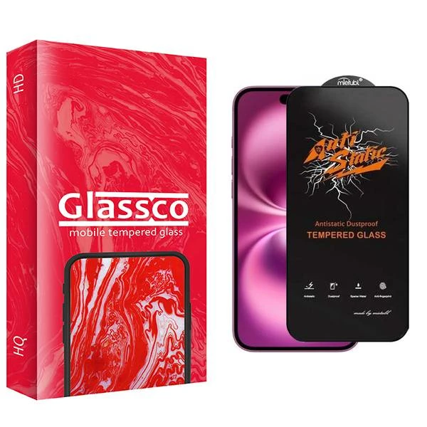 محافظ صفحه نمایش گلس کو مدل CGo1newpkg Antistatic مناسب برای گوشی موبایل اپل iPhone 16