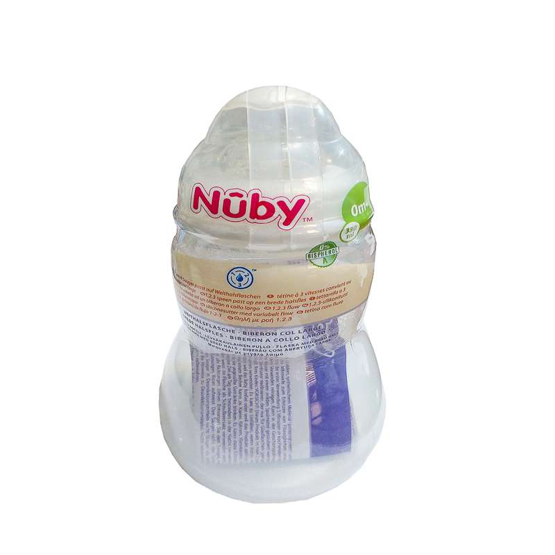 شیشه شیر کودک نوبی مدل Id1130  گنجایش 330 میلی لیتر
