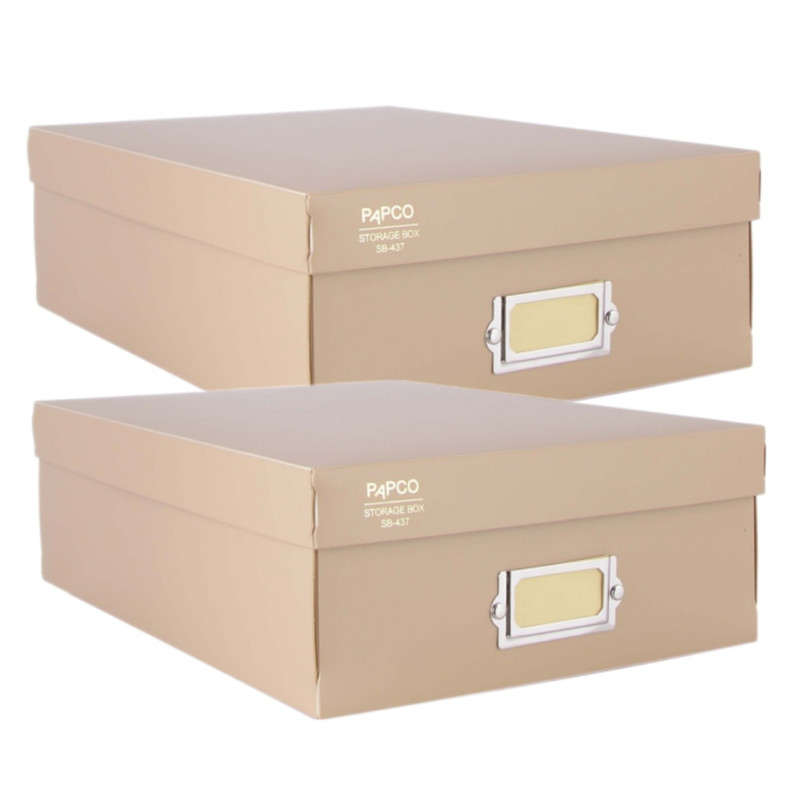 جعبه مدارک پاپکو مدل ۴۳۷ بسته ۲ عددی