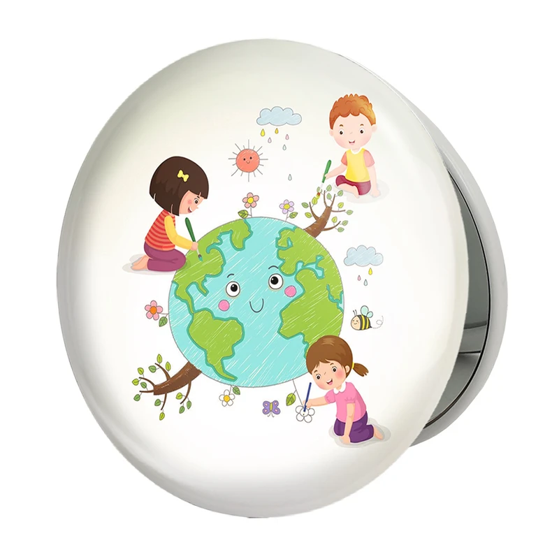 آینه جیبی خندالو طرح حمایت از محیط زیست مدل تاشو کد 25933 