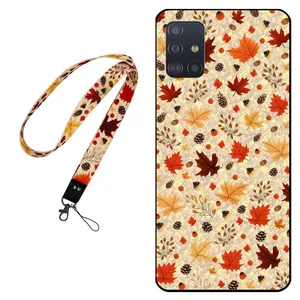 Megafone Fall 0017 Cover For Samsung Galaxy A71 Mobile Neckband
