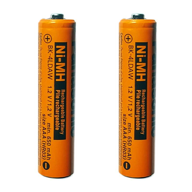 باتری تلفن بی سیم پاناسونیک مدل BK-4LDAW 650mAh بسته 2 عددی باتری تلفن بی سیم پاناسونیک مدل BK-4LDAW 650mAh بسته 2 عددی