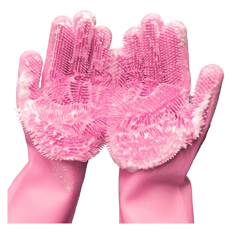 دستکش نظافت مدل اسکاچ دار