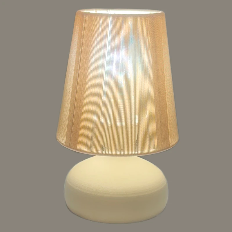 آباژور رومیزی نورهام مدل مکرومه نخی NHM-SISILY-MKR15 