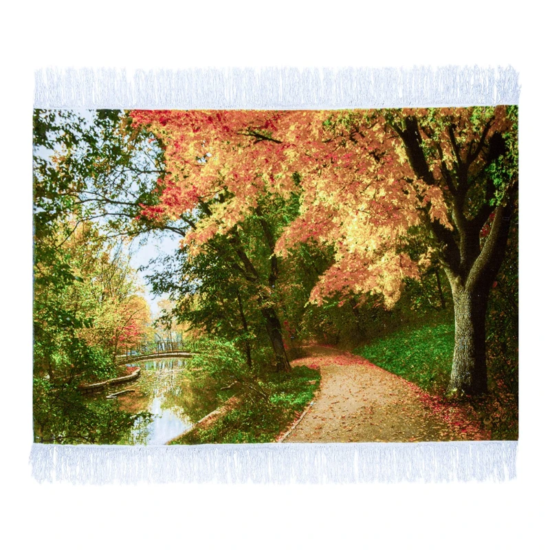 فرش دستباف دیوارکوب طرح پاییز مدل ‌R23