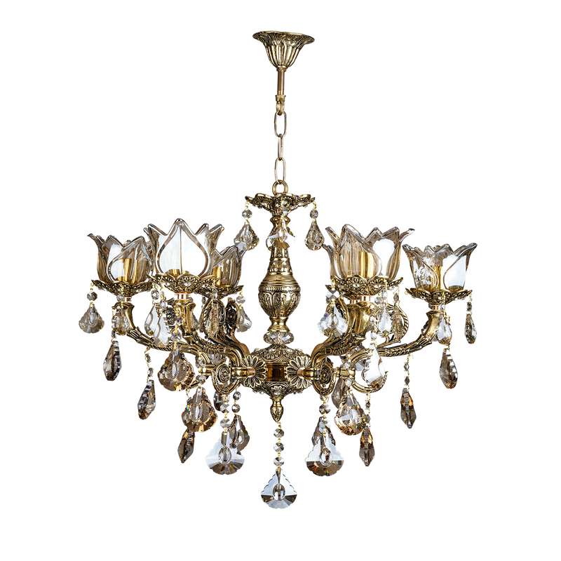 لوستر شش شعله چشمه نور کد 6/C2853