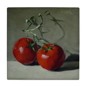  کاشی کارنیلا طرح نقاشی گوجه فرنگی مدل لوحی کد klh2026 