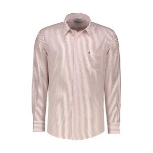 پیراهن آستین بلند مردانه ال سی من مدل 02181291-red 083