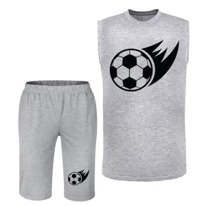 ست تاپ و شلوارک مردانه مدل فوتبال کد BA54 T