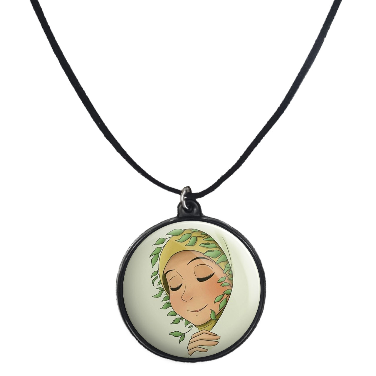 گردنبند پرمانه طرح حجاب کد pmb.24040 مدل دو طرفه