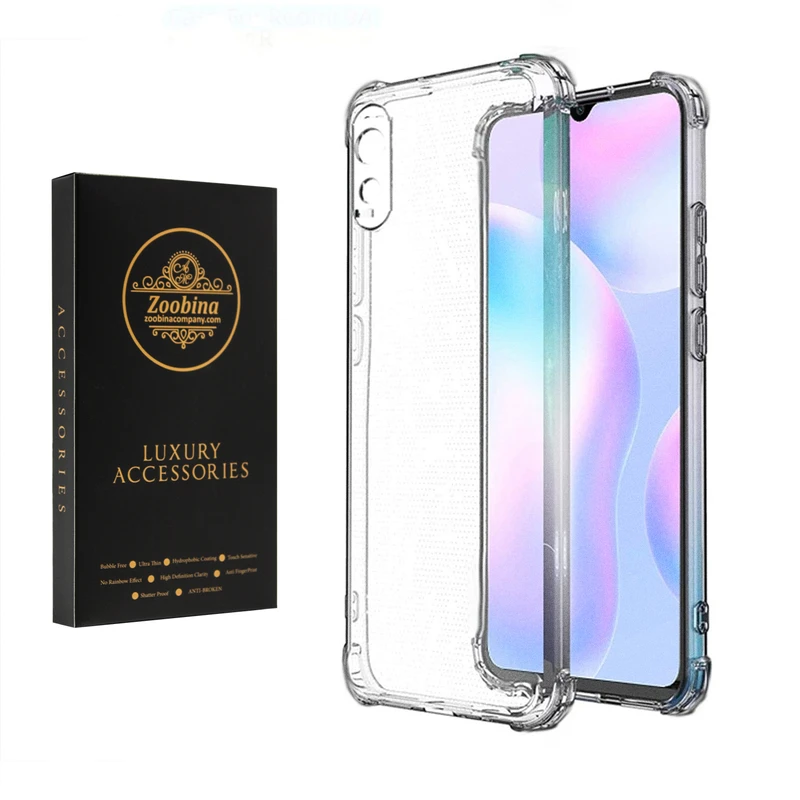 کاور زوبینا مدل Clear مناسب برای گوشی موبایل شیائومی Redmi 9A