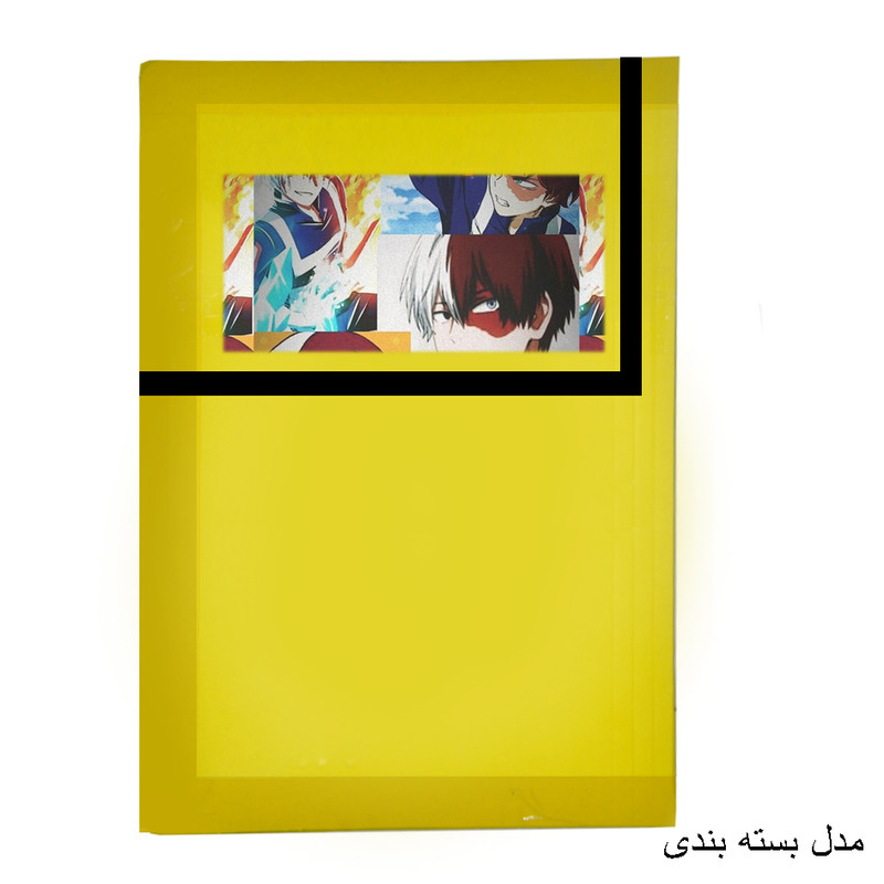 پوستر مدل شوتو تودوروکی shoto todoroki طرح انیمه my hero academia کد 387