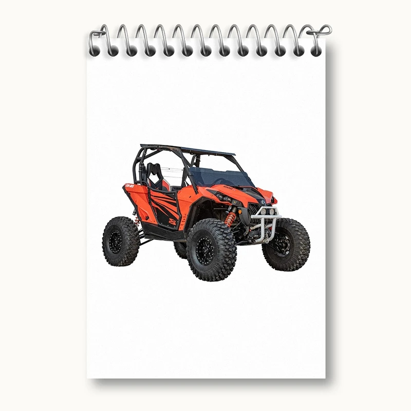 دفتر یادداشت 50 برگ خندالو مدل موتور چهار چرخ کد 37094