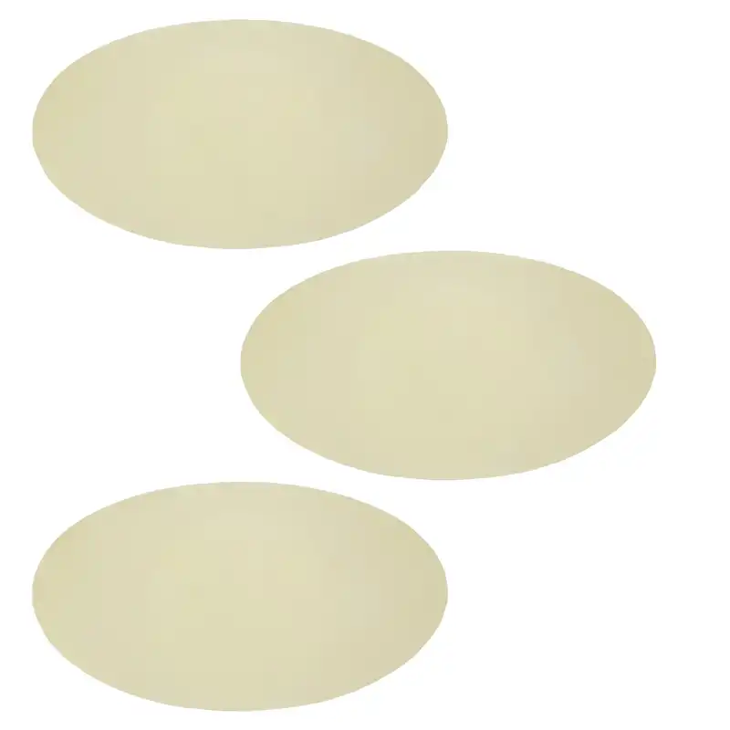 بشقاب سفالی مدل خام بیضی کد D24 مجموعه 3 عددی