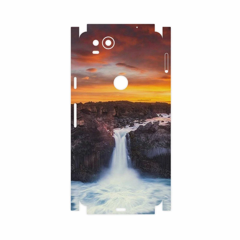 برچسب پوششی ماهوت مدل Waterfall-FullSkin مناسب برای گوشی موبایل گوگل Pixel 2