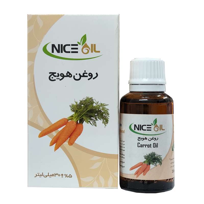 روغن بدن نایس اویل مدل هویج حجم 30 میلی لیتر