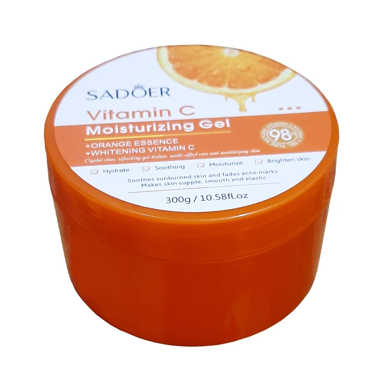 ژل آبرسان دست و صورت سادور مدل Vitamin C مناسب برای انواع پوست وزن 300 گرم