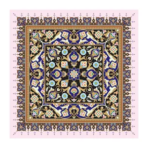 کاشی گلاک مدل اسلیمی طرح سنتی ایرانی کد TT132