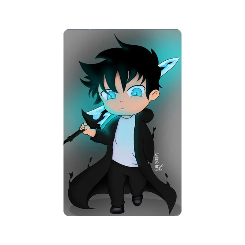 استیکر کارت مدل انیمه طرح سولو لولینگ سونگ جین وو solo leveling sung jin woo کد 5413