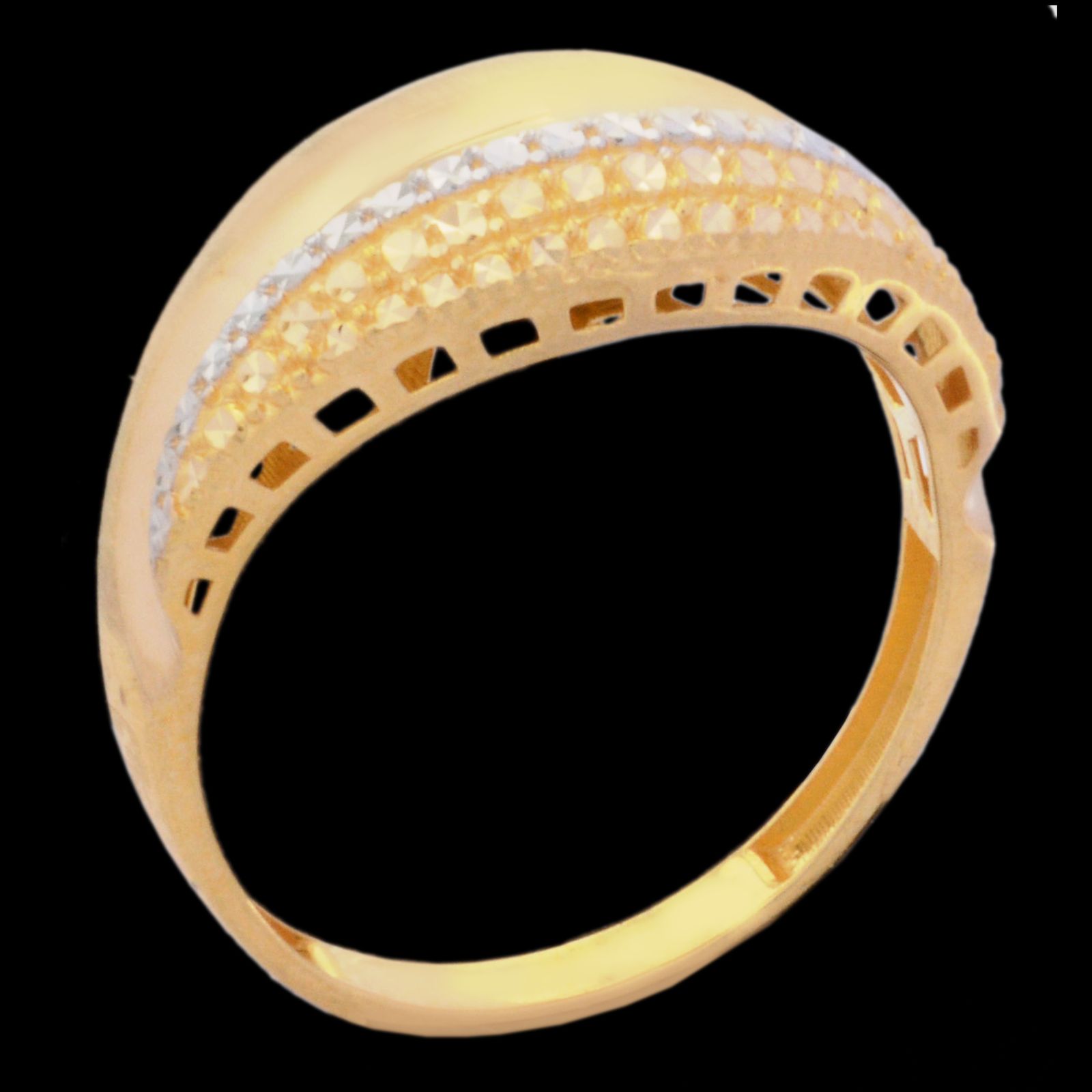 انگشتر طلا 18 عیار زنانه طلای مستجابی مدل آوا تراش کد 67051 -  - 1