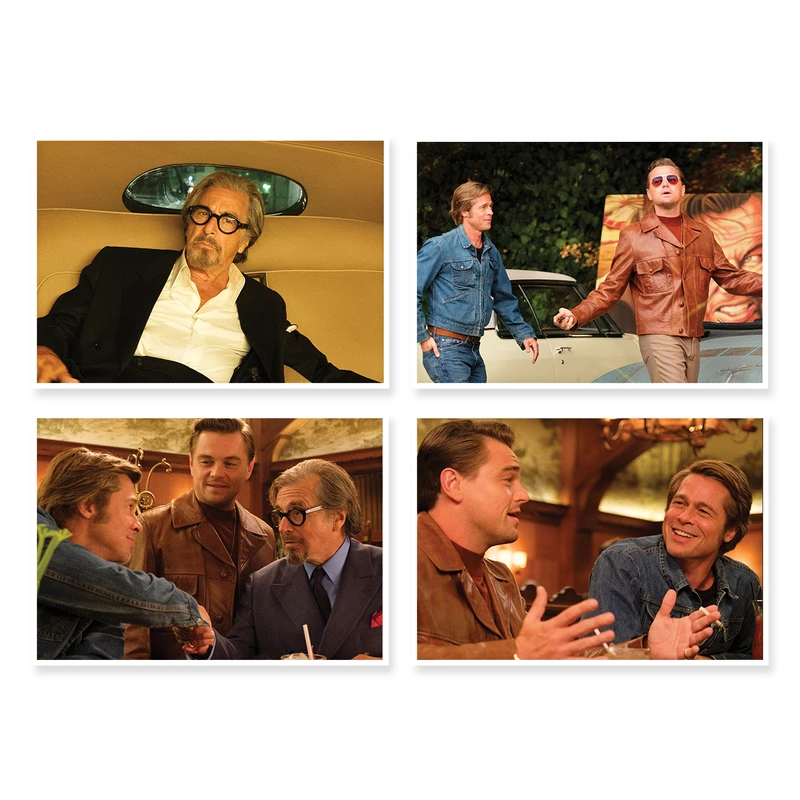 پوستر طرح فیلم Once Upon a Time in Hollywood کد A-1710 مجموعه 4 عددی