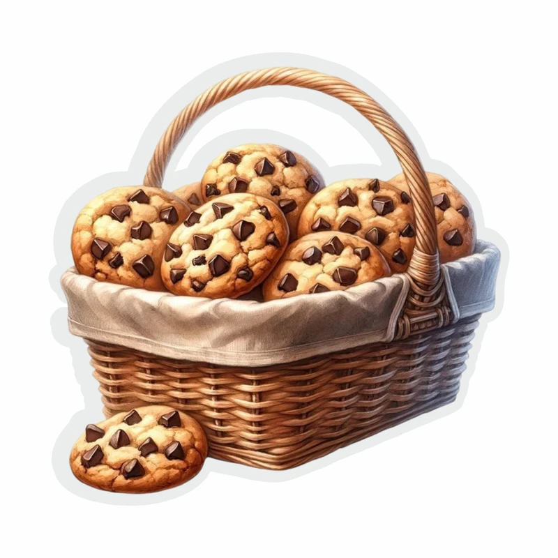 مگنت مدل یخچالی طرح سبد کوکی