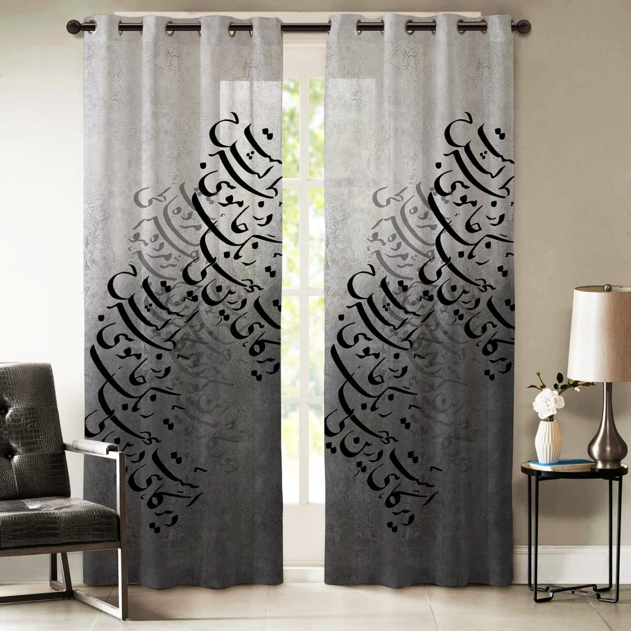 پرده شمسه نگار مدل Tr518 سایز 280x140 سانتی متر
