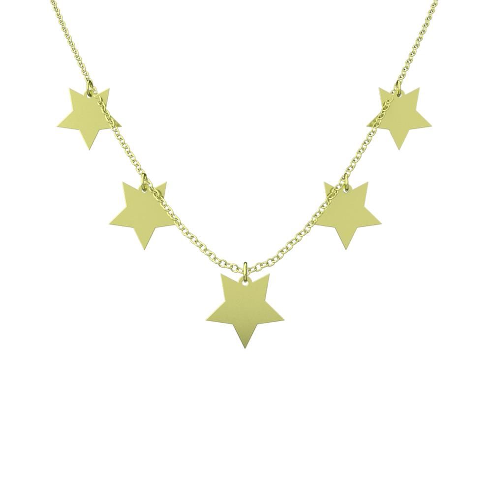 گردنبند طلا 18 عیار زنانه مدوپد مدل ستاره کد RNA15413 - - 6