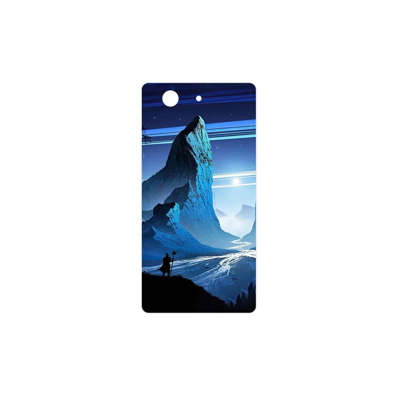 برچسب پوششی ماهوت مدل Blue Mountains Digital Art مناسب برای گوشی موبایل سونی Xperia Z3 Compact