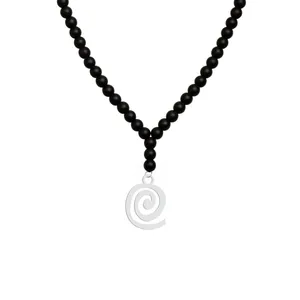 گردنبند نقره زنانه هایکا مدل مارپیچ کد n.ha1-115