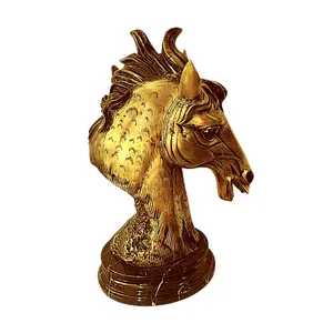 دکوری برنجی مدل سر اسب کد H-1269