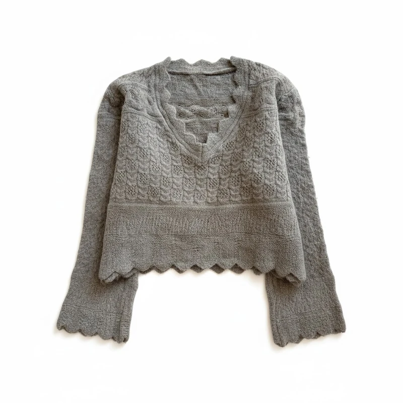 پلیور یقه گرد زنانه مدل fallx20v