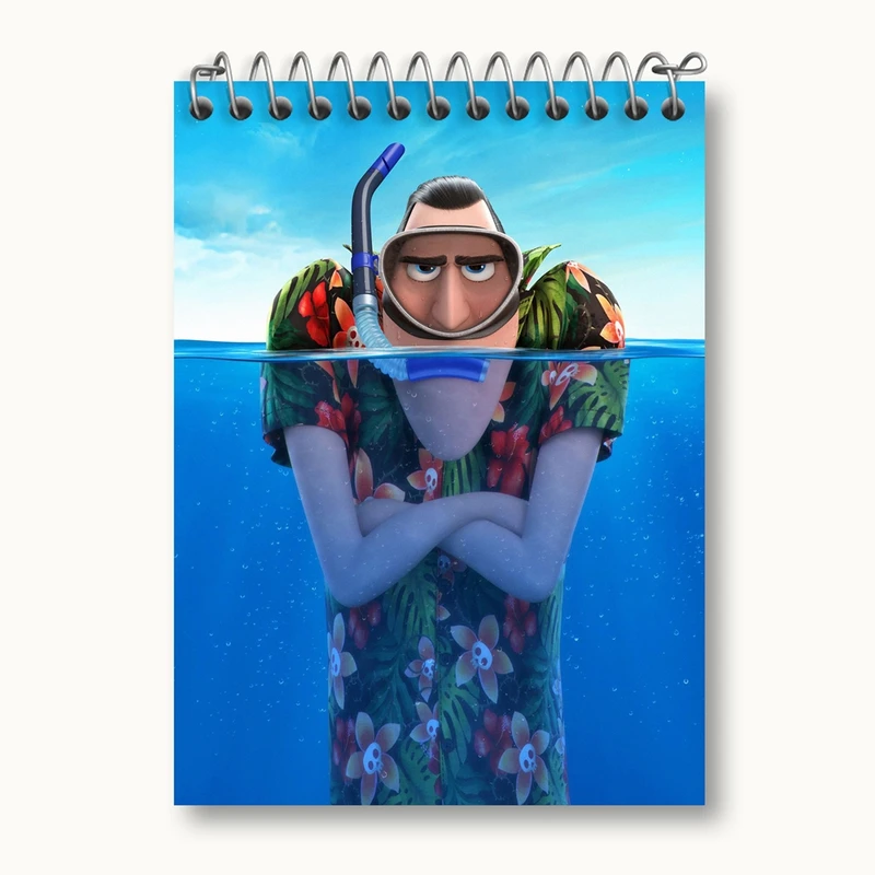 دفتر یادداشت 50 برگ خندالو مدل هتل ترانسیلوانیا Hotel Transylvania کد 3737