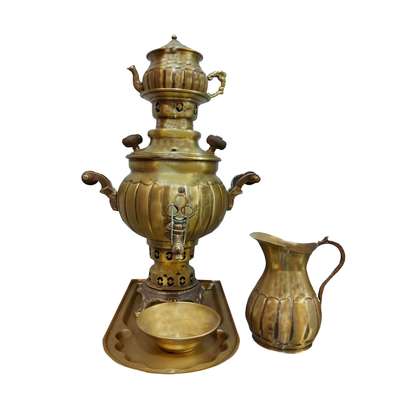 راهنمای خرید جدیدترین سماور برنجی/ذغالی کوچک و آنتیک مدل  لیتری و 2 لیتری با قیمت مناسب و ارزان