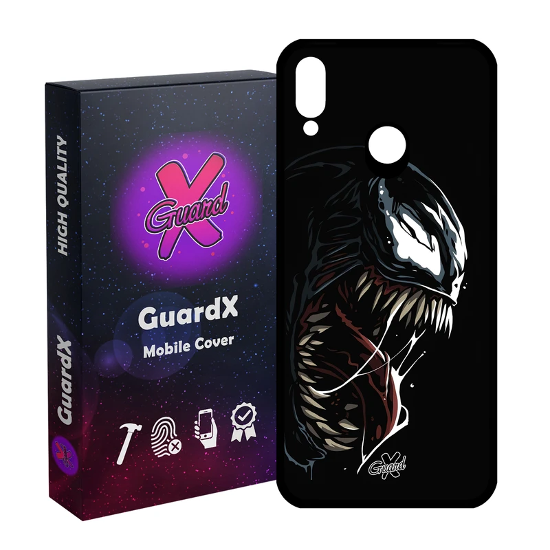 کاور گارد ایکس طرح ونوم مدل Glass10472 مناسب برای گوشی موبایل هوآوی Y9 2019