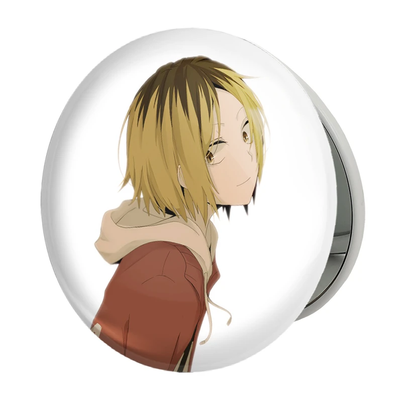 آینه جیبی خندالو طرح کوزومه کنما انیمه هایکیو Haikyu مدل تاشو کد 17789 