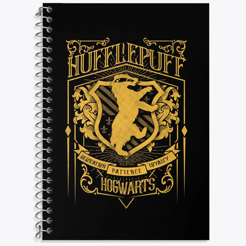 دفتر لغت 50 برگ خندالو طرح هافلپاف هری پاتر (Harry Potter) کد N2438