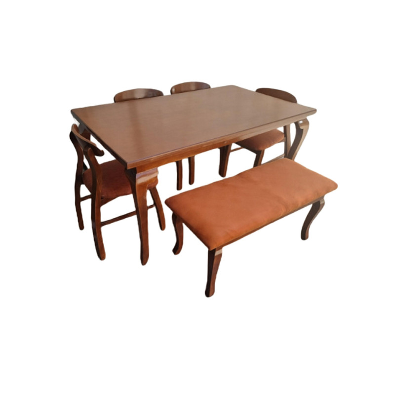 میز و صندلی ناهارخوری شش نفره مدل 140333