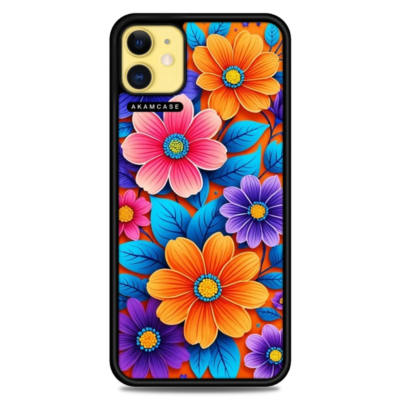 کاور آکام مدل AMC-WA11-FLOWERS-39 مناسب برای گوشی موبایل اپل iPhone 11