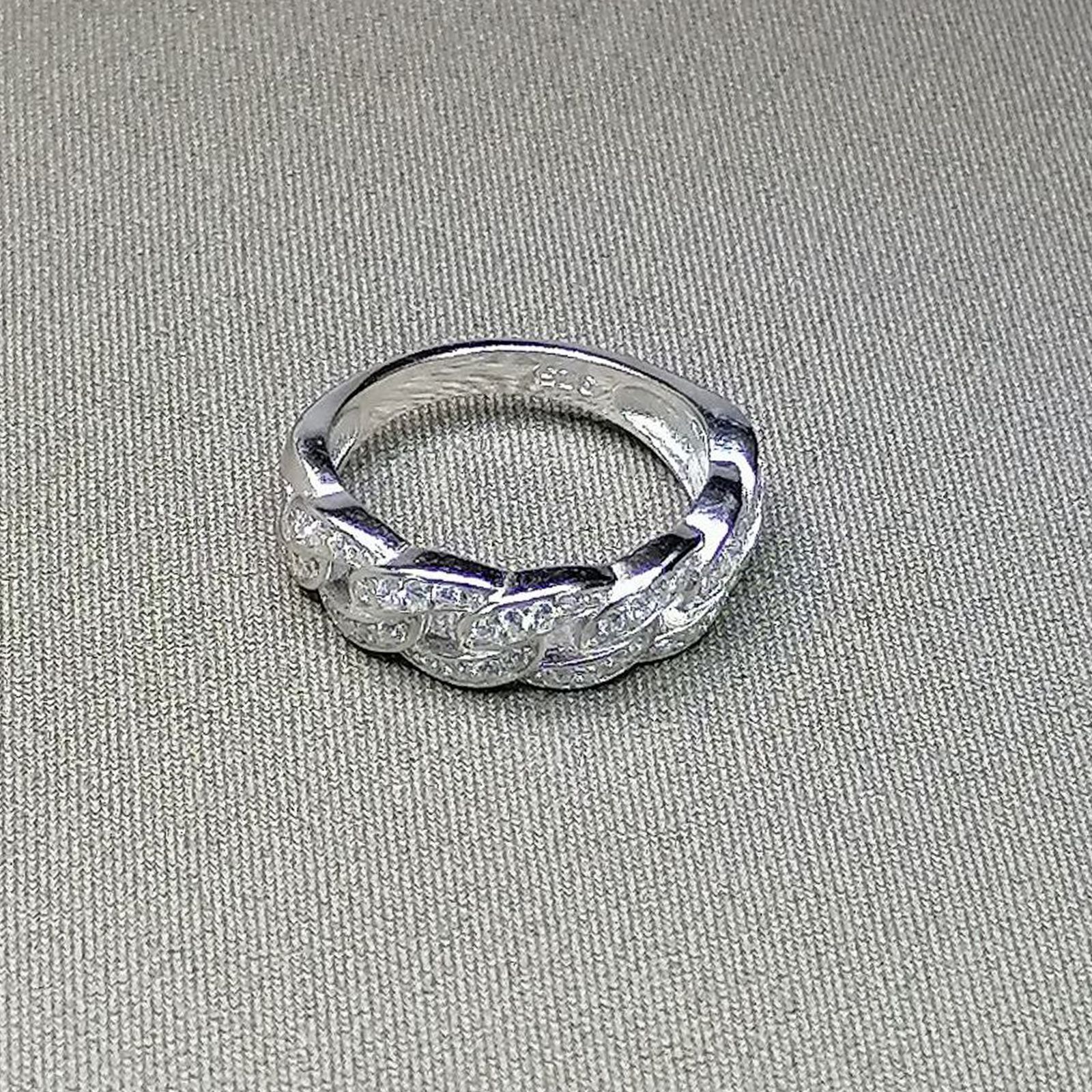 انگشتر نقره زنانه شهر جواهر مدل SJ-GR087 - - 8