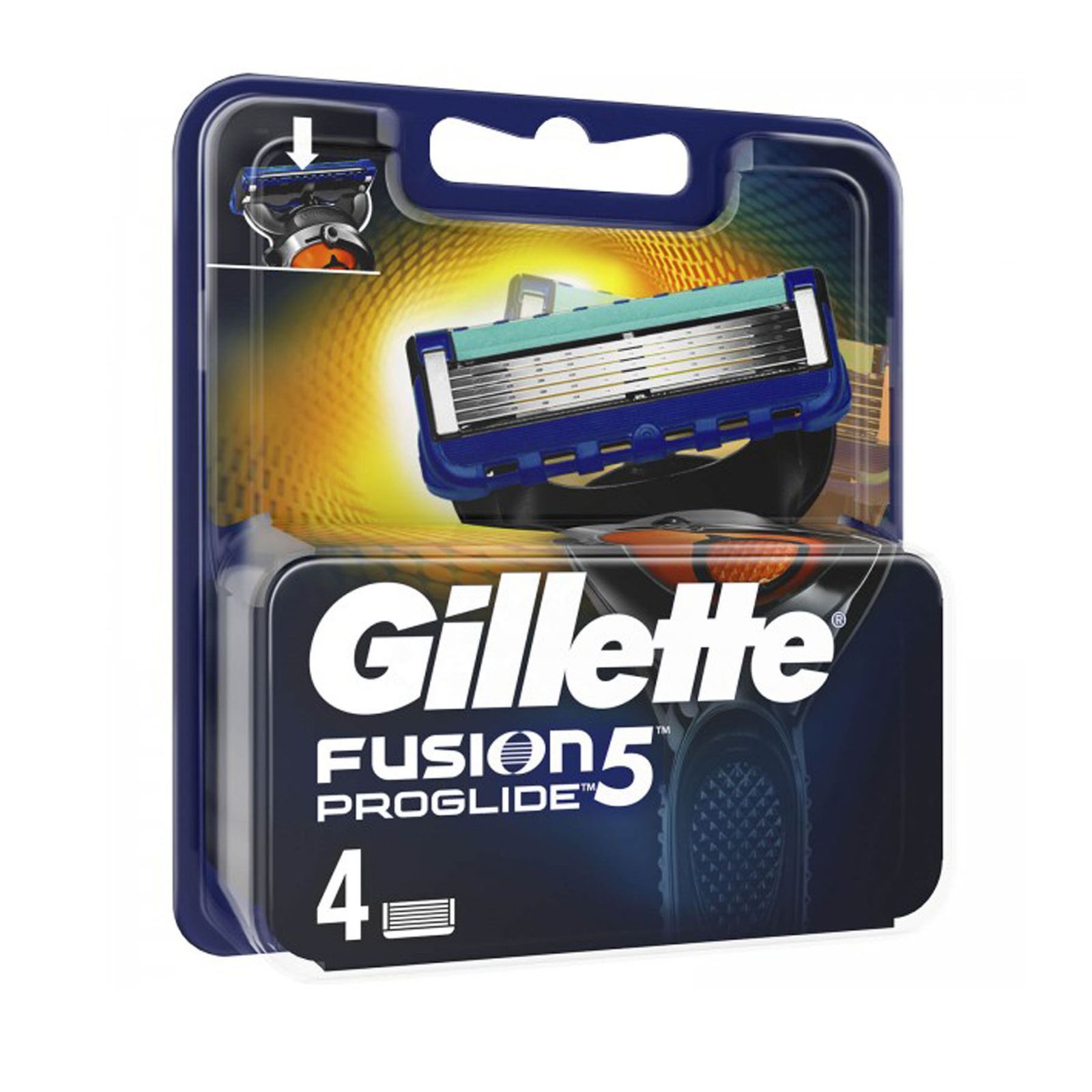تیغ یدک ژیلت مدل Fusion 5 Proglide بسته 4 عددی -  - 5