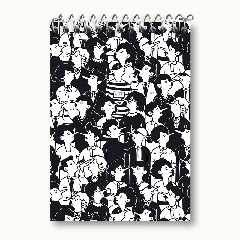 دفتر یادداشت 50 برگ خندالو مدل فانتزی کد N335