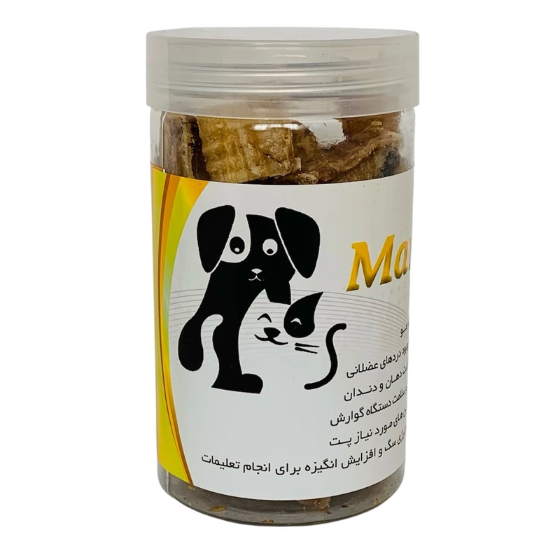 تشویقی سگ پت ماردین مدل نای حلقه ای طعم گوشت وزن 100گرم