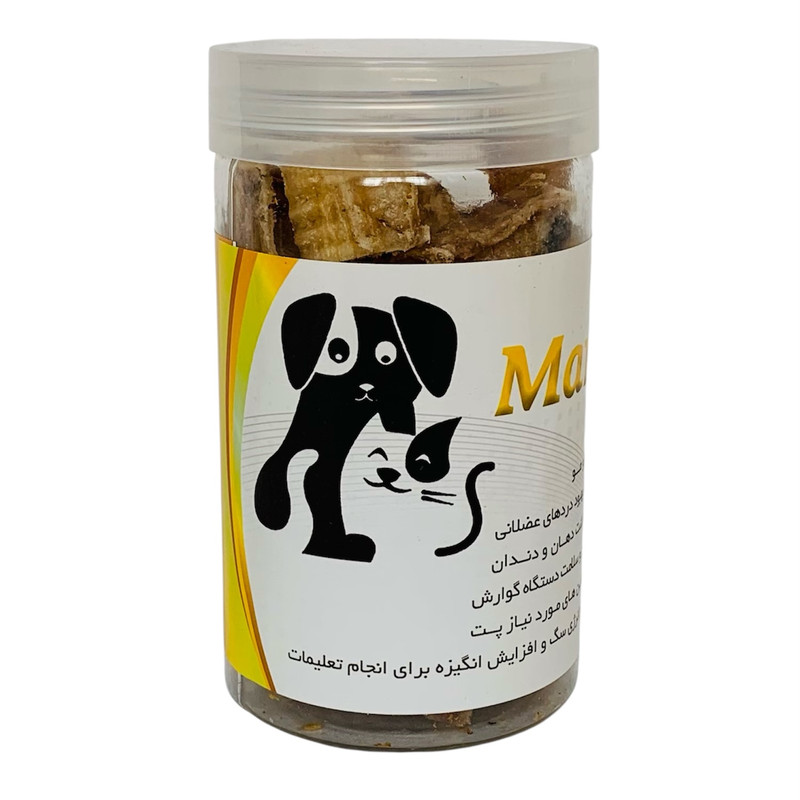 تشویقی سگ پت ماردین مدل نای حلقه ای طعم گوشت وزن 100گرم