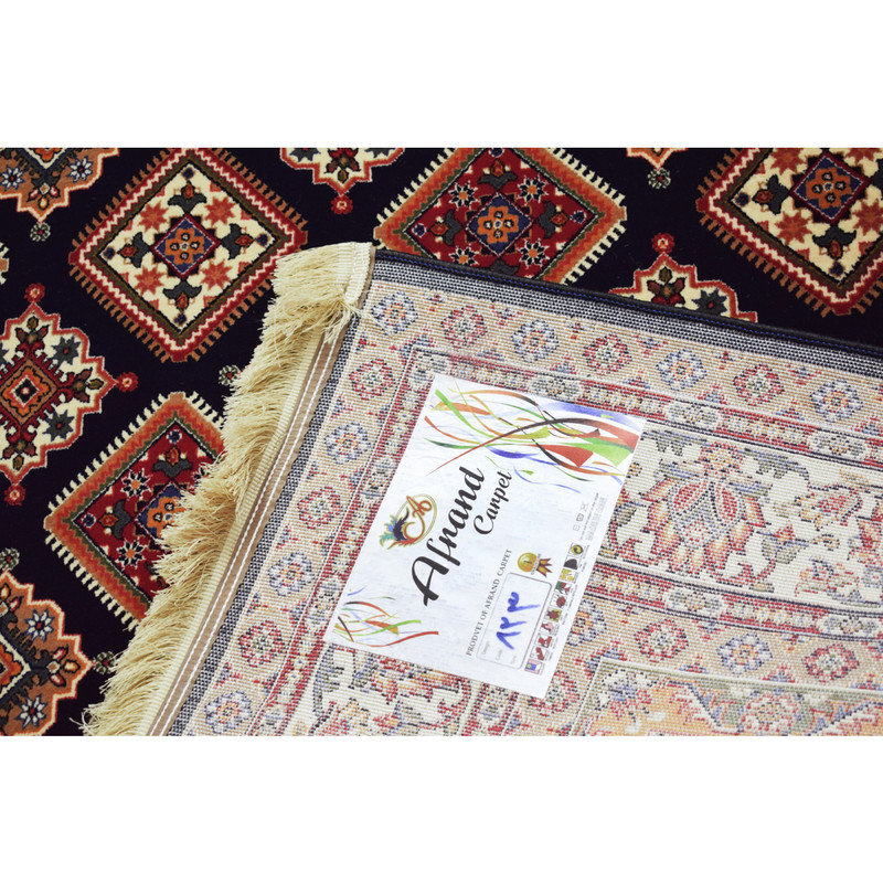 گبه ماشینی افرند کد 823 زمینه سرمه‌ای